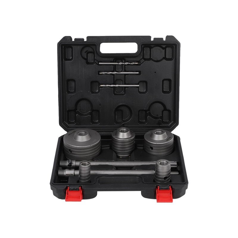 WGLOSI 9PCS Concrete Hole Saw Kit,Masonry Hole Saw with SDS
