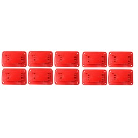 JSP Manufacturing Red Plastic Power Tool Holder Mount for Milwaukee M18 or Dewalt 20V 12V Power Drill (10)