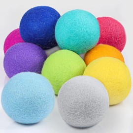 10 Pack Wool Dryer Balls XL 3 Inch Reusable Laundry Natural No Lint Fabric Softe
