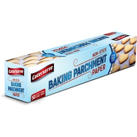 Baking Paper | 50m Baking Parchment Paper | Premium Quality Greaseproof Paper for Kitchen Use,Oven Safe and Food Grade Material | Perfect for Pastries, Catering | by Caterserve