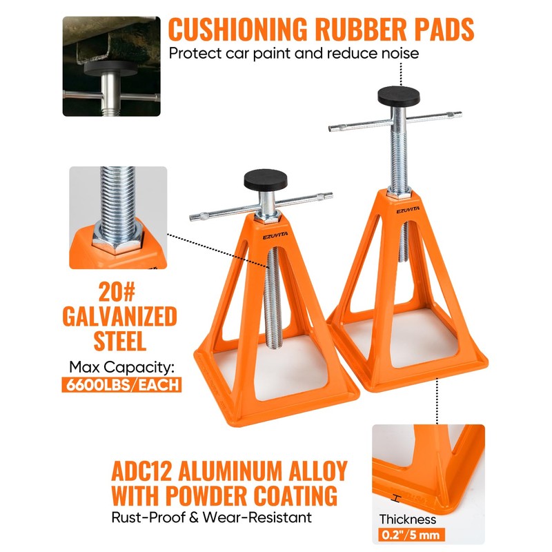 4-Pack 6600LBS RV Stabilizer Jacks Set