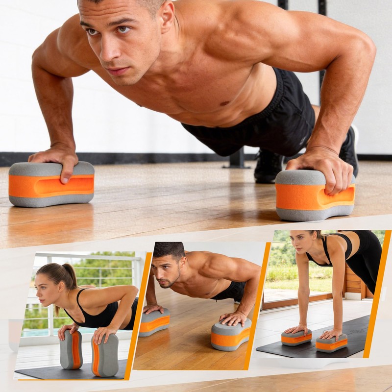 HiSnug Soft Push Up Pads - Thick EVA Push-Up Stands