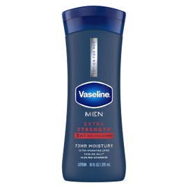 Vaseline Men Healing Moisture Hand and Body Lotion Extra Strength 10 oz