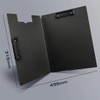 ZMREN Clipboard, A4 Plastic Clipboards with Double Clip, Standard A4