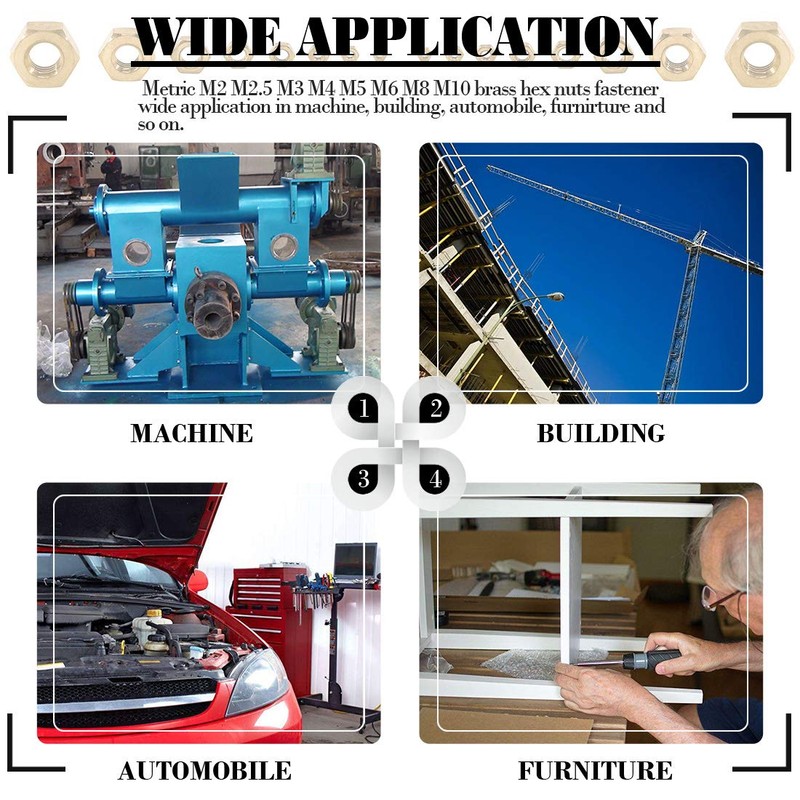 Glarks 235Pcs Metric M2 M2.5 M3 M4 M5 M6 M8