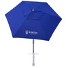 AMMSUN 8ft Large Beach Umbrellas for Sand Heavy Huty Wind