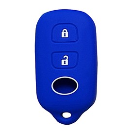 Key Fob Cover for Rav4 Corolla: Remote Case Protector Fit for Toyota Celica Highlander MR2 Spyder Prius Sienna Tundra Echo FJ Cruiser Yaris Scion XA XB 1998 to 2009 HYQ12BAN HYQ1512Y (Blue)
