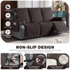TAOCOCO 100% Waterproof Recliner Sofa Covers 3 Seater, Split Couch