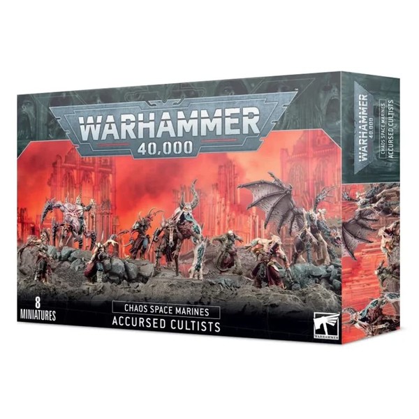 Games Workshop Warhammer 40,000 - Chaos Space Marines: Accursed Cultists