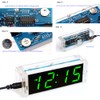 DIY Electronic Clock kit 4 Digital Tube Green LED time