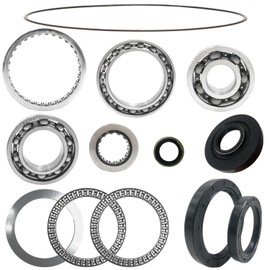 BIGLKNM Front Differential Bearing Seal Kit & O-Ring Fit for Suzuki Twin Peaks 700, Kawasaki ATV Brute Force 650 750 4x4/4x4i Prairie 360 Prairie 650 KVF650 Prairie 700 KVF700 (13pcs)