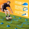 Yes4All Speed Training Equipment Set: 15ft Agility Ladder, Resistance Parachute,