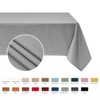 maxmill Square Tablecloth Water Resistance Antiwrinkle Spill Proof Weaved Texture