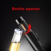 Windproof Torch Lighter and Bottle Opener, Blue Flame Strong Lighter,