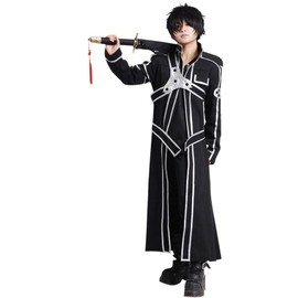 Cos2be SAO Anime Sword Art Online Kirito Cosplay Costume(SAO I,Men-L)