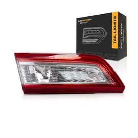 For Toyota Camry Rear Tail Light 2012 2013 2014 Driver Side Inner w/Bulbs Included Hybrid DOT Certified TO2802111 | 81590-06380