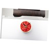 LABRIMP Refrigerator Stickers Clock Creative Fruit Pattern Wall Clock Magnets