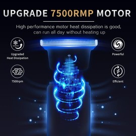 UFREE 【Ufree 10th Anniversary】Beard Hair Trimmer for Men Professional, Grooming Cutting Kit, Mustache T Blade Liners Trimmer Electric Shavers, Cordless Zero Gapped Edgers Clippers Barber Supplies, Gifts for Men Comfort