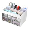 MumdoYAL Schreibtisch Organizer Utensilienschalen - Praktische Schubladen für eine perfekte