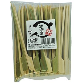 01312 Commercial Teppon Skewers, 4.7 inches (12 cm), Approx. 100 Pieces, For Easy Rotation Ingredients