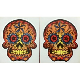 2 PICK & CHOOSE DIA DE LOS MUERTOS DAY OF THE DEAD HOT ROD  RAT FINK  STICKERS