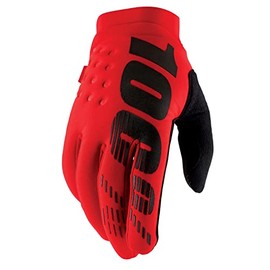 100% BRISKER Cold Weather Motocross & Mountain Bike Gloves - Warm Winter MTB & MX Powersport Racing Protective Gear