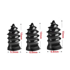 Tire Repair Rubber Nails, 3 Size Set, For Trucks, Automobiles, Motorcycles, Puncture Repair Rubber Nails, 15 Pieces, Heat Resistant