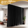 MaKefeile Bendable Ceiling Curtain Track Ceilings Mount or Wall Mounted