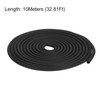 sourcing map Foam Rubber Weather Seal Strip, 6mm(15/64") Diameter 10
