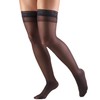 Truform Sheer Compression Stockings, 8-15 Mmhg, Women's Thigh High Length,
