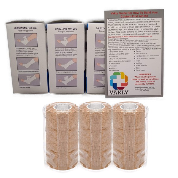 4" Unna Boot Bandage with Zinc Oxide + Self Adhesive