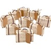 Hodeacc 50Pcs Mini Suitcase Candy Boxes Wedding Favor Boxes Party