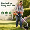 Adjustable Brush Cutter Harness for Yard Work – Padded Double