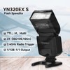 Yongnuo YN320EX S 2.4G Flash inalámbrico Speedlite, HSS 1/8000s TTL