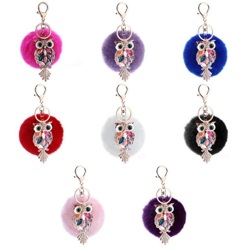 Xiang Ru Key Chain, Key Ring, Back Charm, Fur Charm,