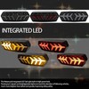PowerMotor Motorcycle Tail Light with Turn Signal Led Integrated Taillight