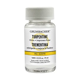 Grumbacher Turpentine, 2-1/2 Oz. Jar, #568-2
