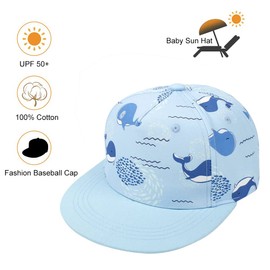 imKutie Kids Baseball Cap Cute Cartoon Dinosaur Shark Rainbow Whale Boys Girls Sun Hats Adjustable Hat for 1-8 Years