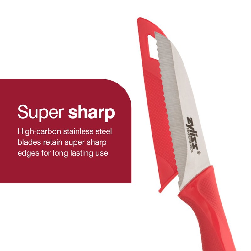 Zyliss 6 Piece Knife Value Set - Kitchen Knife Set