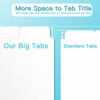 3 Ring Binder Dividers with 5 Tabs, Write & Erase