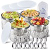 LIMOEASY Chilled Dip Bowl (4 Pack), 25oz Ice Serving Bowl