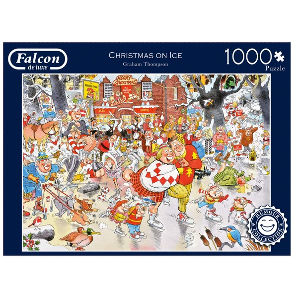 Jumbo Toys, Christmas On Ice, for Ages, Multicolor, 1000