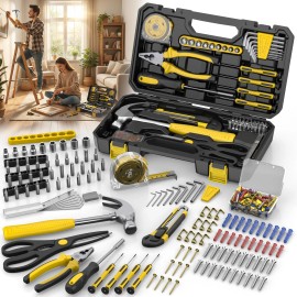 122-Piece Home Tool Kit Heavy-Duty Hand Tool Set with Storage Case for DIY, Repair, Furniture Assembly & Home Maintenancetype: Hand Tool Kits