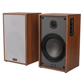 Dayton Audio Classic B65A Powered Bluetooth Bookshelf Speaker Pair (Wood)