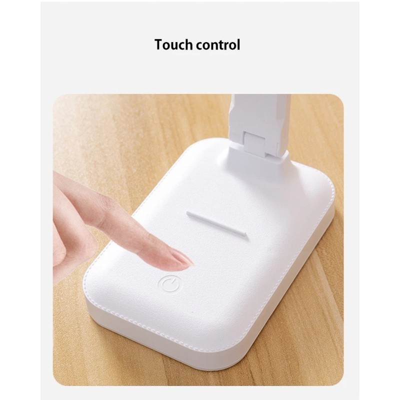 LED Desk Lamp Touch Sensor Reading Foldable Table Lamp Eye