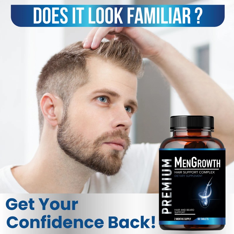 NutraPro Mens Hair Growth-Hair Vitamins For Men. Anti Hair Loss