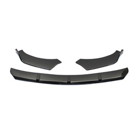 MUTUSAISI Universal Front Bumper Lower Lip Spoiler Splitter Adjustable 3PCS Air Dam Fit for Compatible with Infiniti Q70 2015-2019