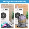 2PCS Large Mesh Laundry Bag with Drawstring, 23×35 inch Anti-Deformation