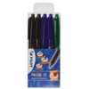 Pilot Frixion Ball 0.7mm Erasable Rollerball Pen Set (2 Black/