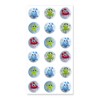 SuperStickers Solutions Metallic Reward Stickers - Silver (Pack of 54),